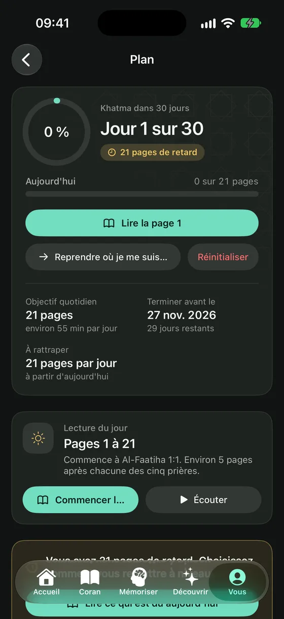 Plan sur iPhone