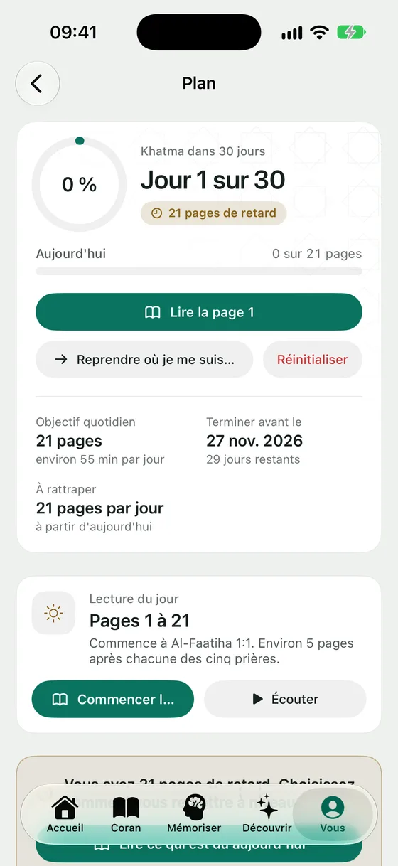 Plan sur iPhone